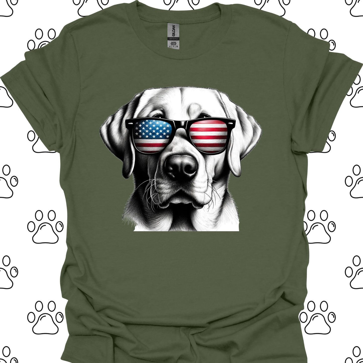 Labrador Retriever Fourth of July T-Shirt