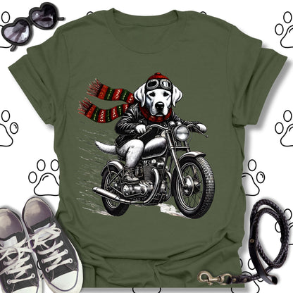 Labrador Holiday Motorcycle Scarf Shirt