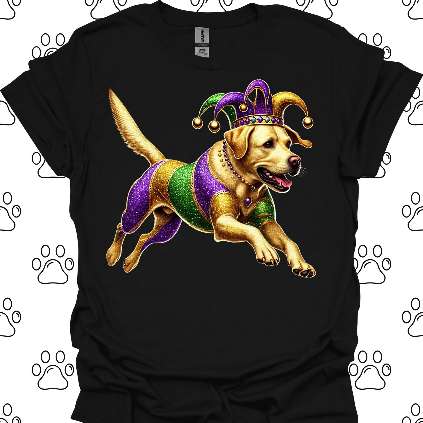 Labrador Retriever Mardi Gras T-Shirt