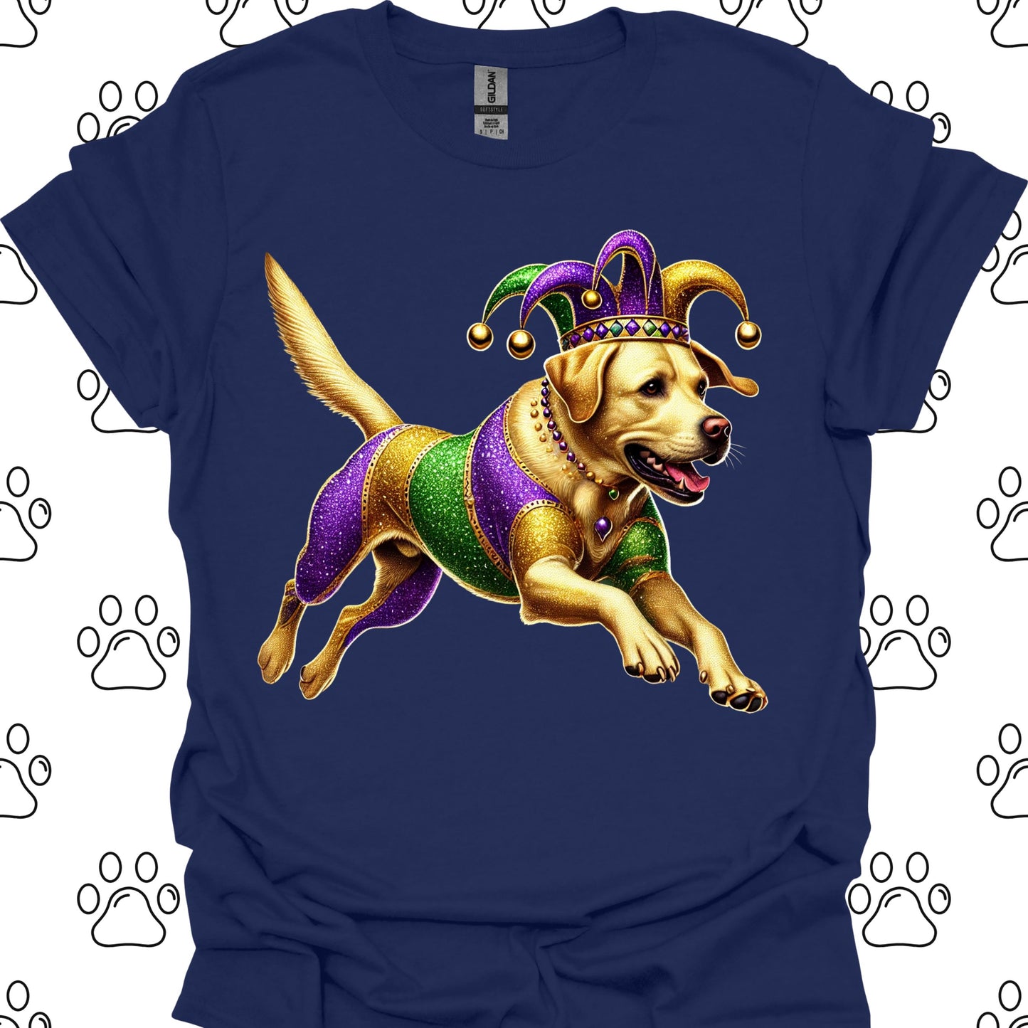 Labrador Retriever Mardi Gras T-Shirt