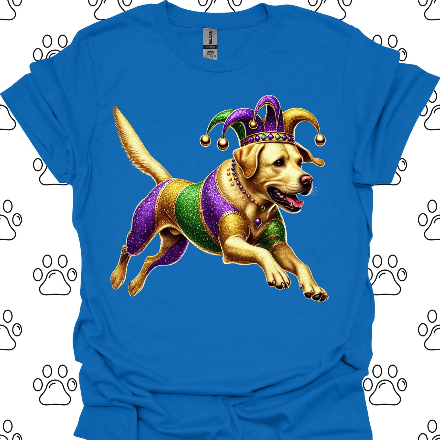 Labrador Retriever Mardi Gras T-Shirt
