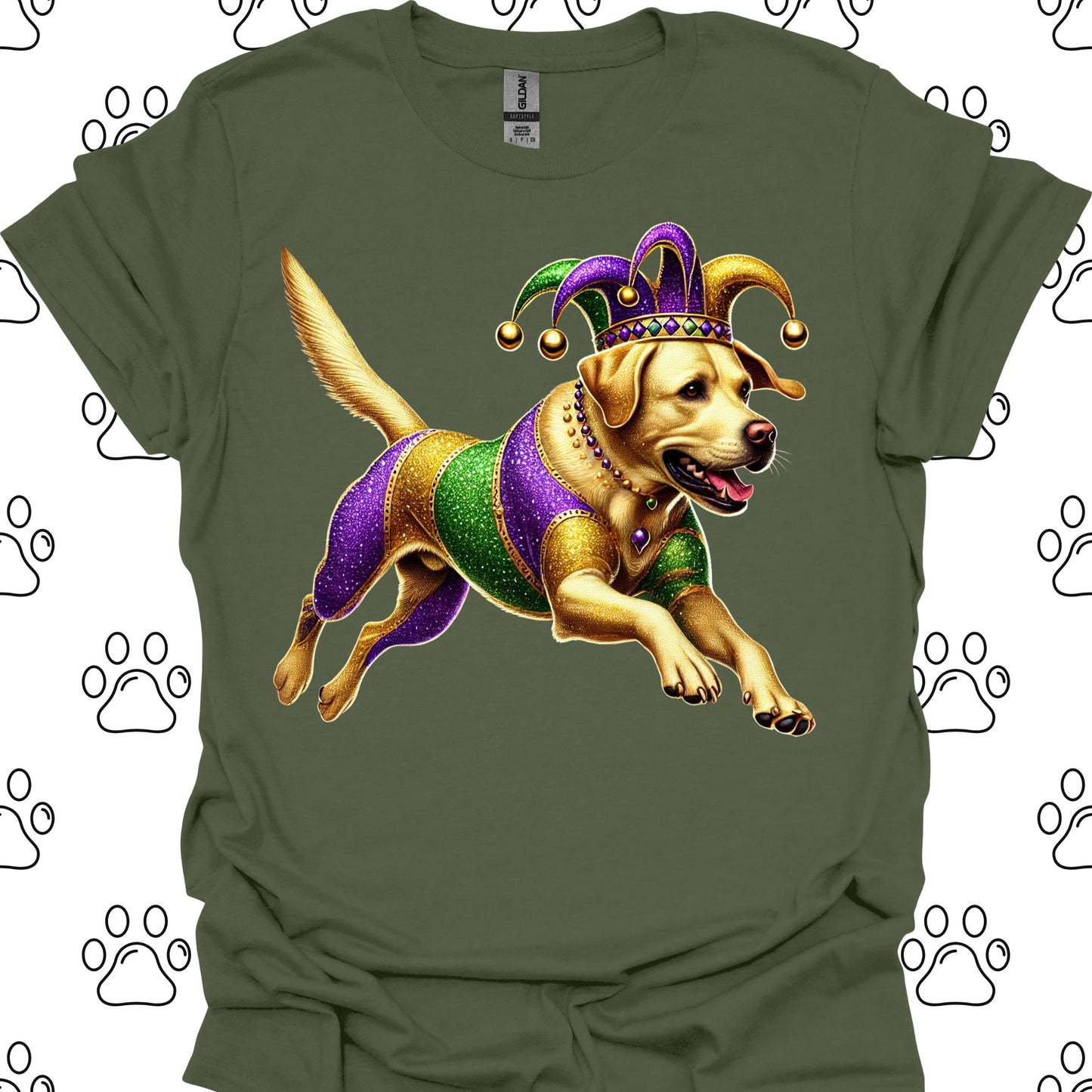 Labrador Retriever Mardi Gras T-Shirt