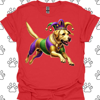 Labrador Retriever Mardi Gras T-Shirt