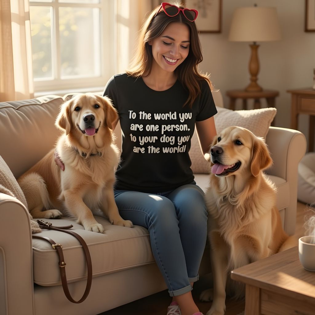 To Your Dog You Are the World Shirt