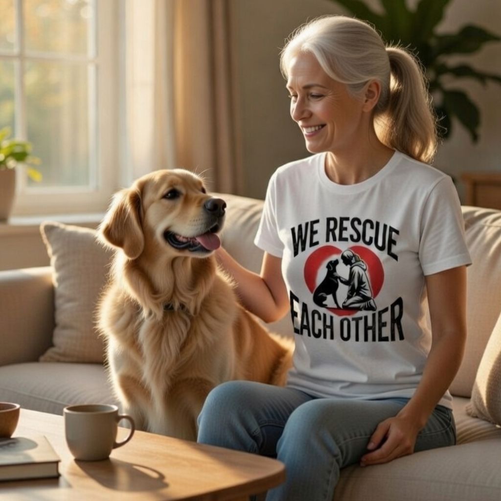 We Rescue Each Other Dog Rescue T-Shirt