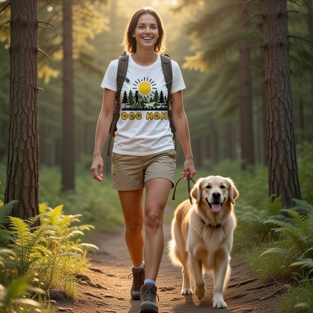 Dog Mom Hiking Shirt