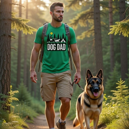 Dog Dad Camping Shirt