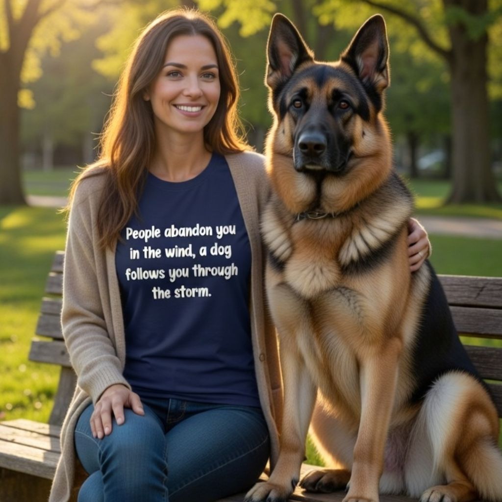 People Abandon, Dogs Follow Shirt