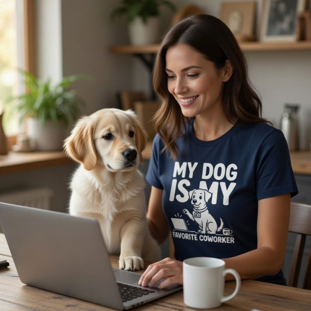 My Dog Is My Favorite Coworker T-Shirt