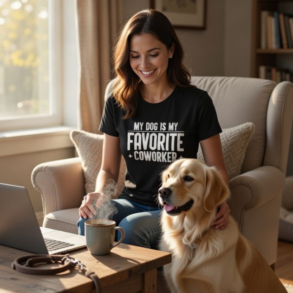 My Dog Is My Favorite Coworker T-Shirt