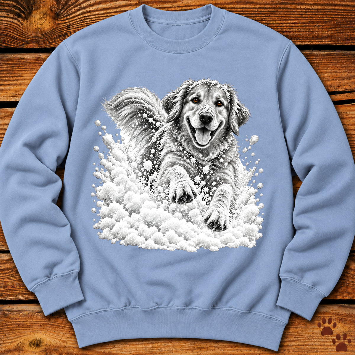 Golden Retriever Snow Day Sweatshirt
