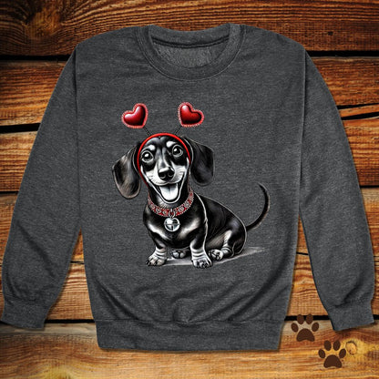 Dachshund Valentine's Day Crewneck