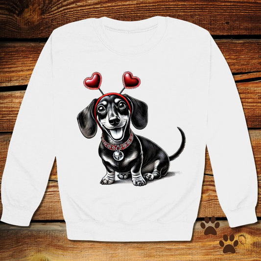 Dachshund Valentine's Day Crewneck