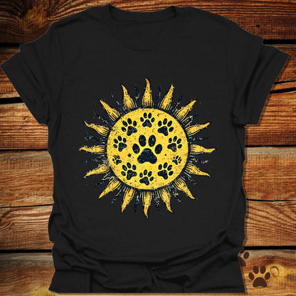 Sunflower Paw Print T-Shirt