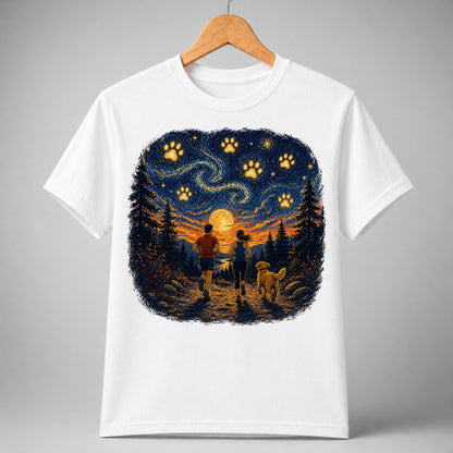 Starry Night Sunset Run T-Shirt