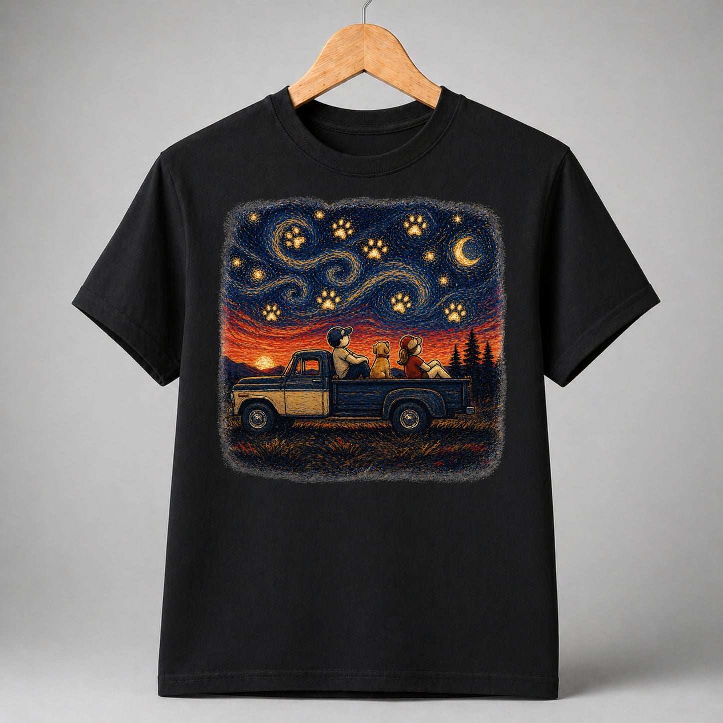 Backroads & Starry Nights T-Shirt