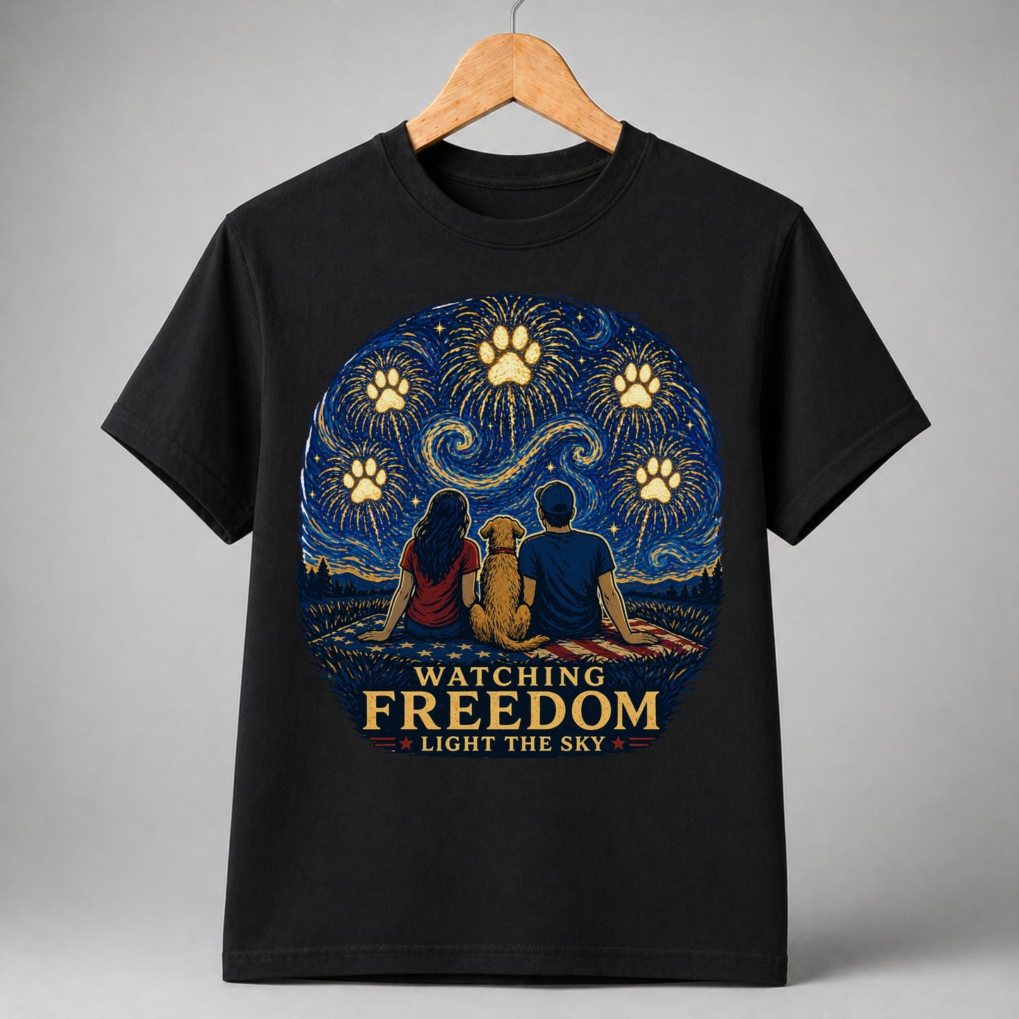 Freedom Lights The Sky T-Shirt