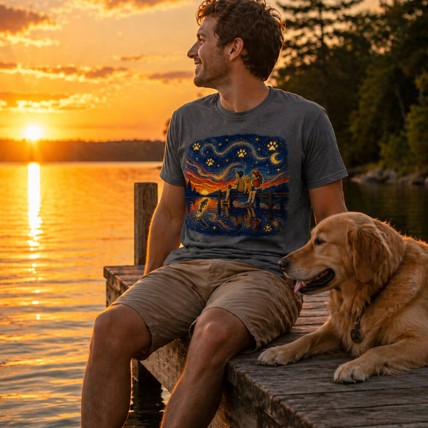 Serenity By The Lake T-Shirt