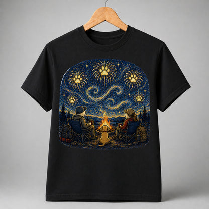 Starry Night Campfire T-Shirt