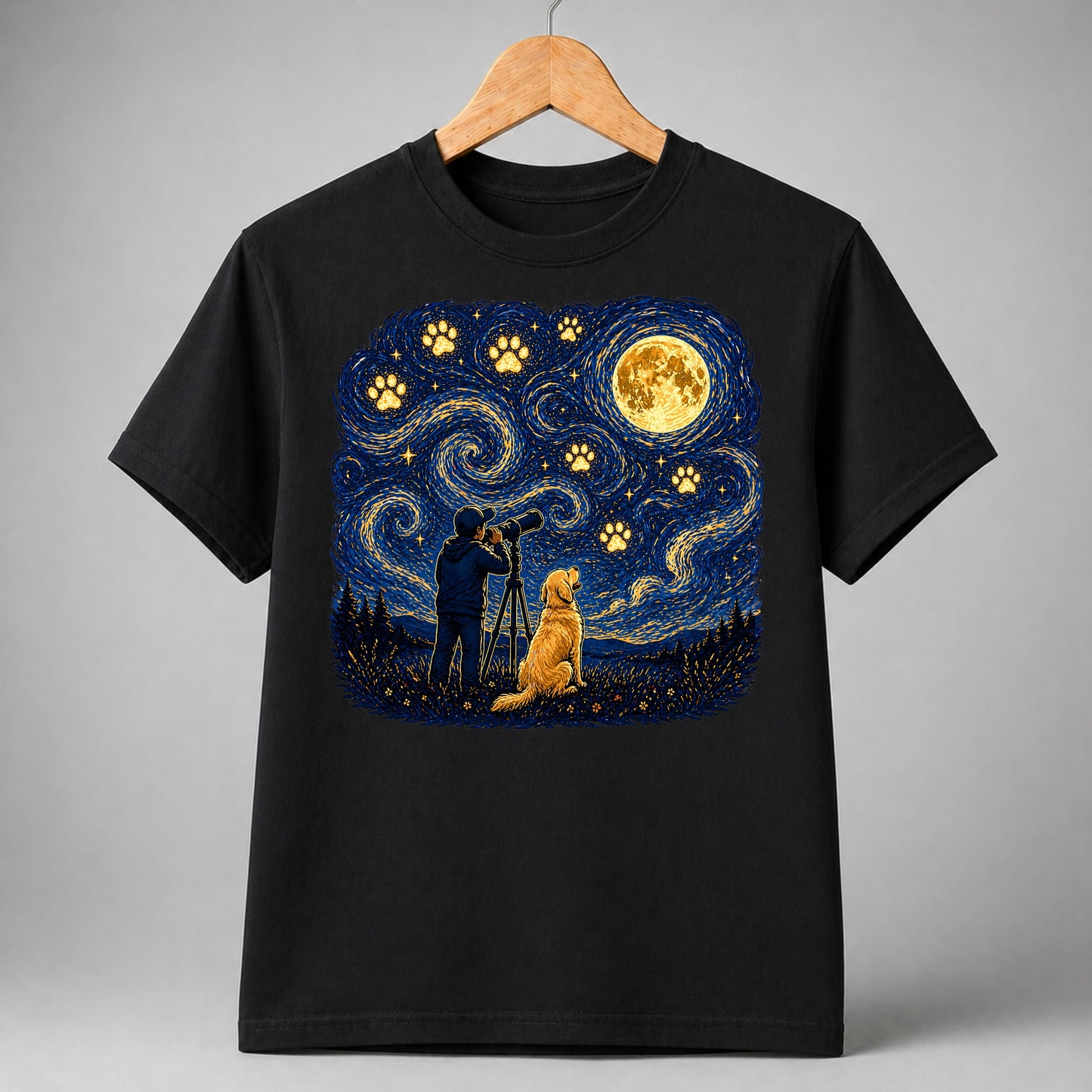 Starry Night Stargazing T-Shirt