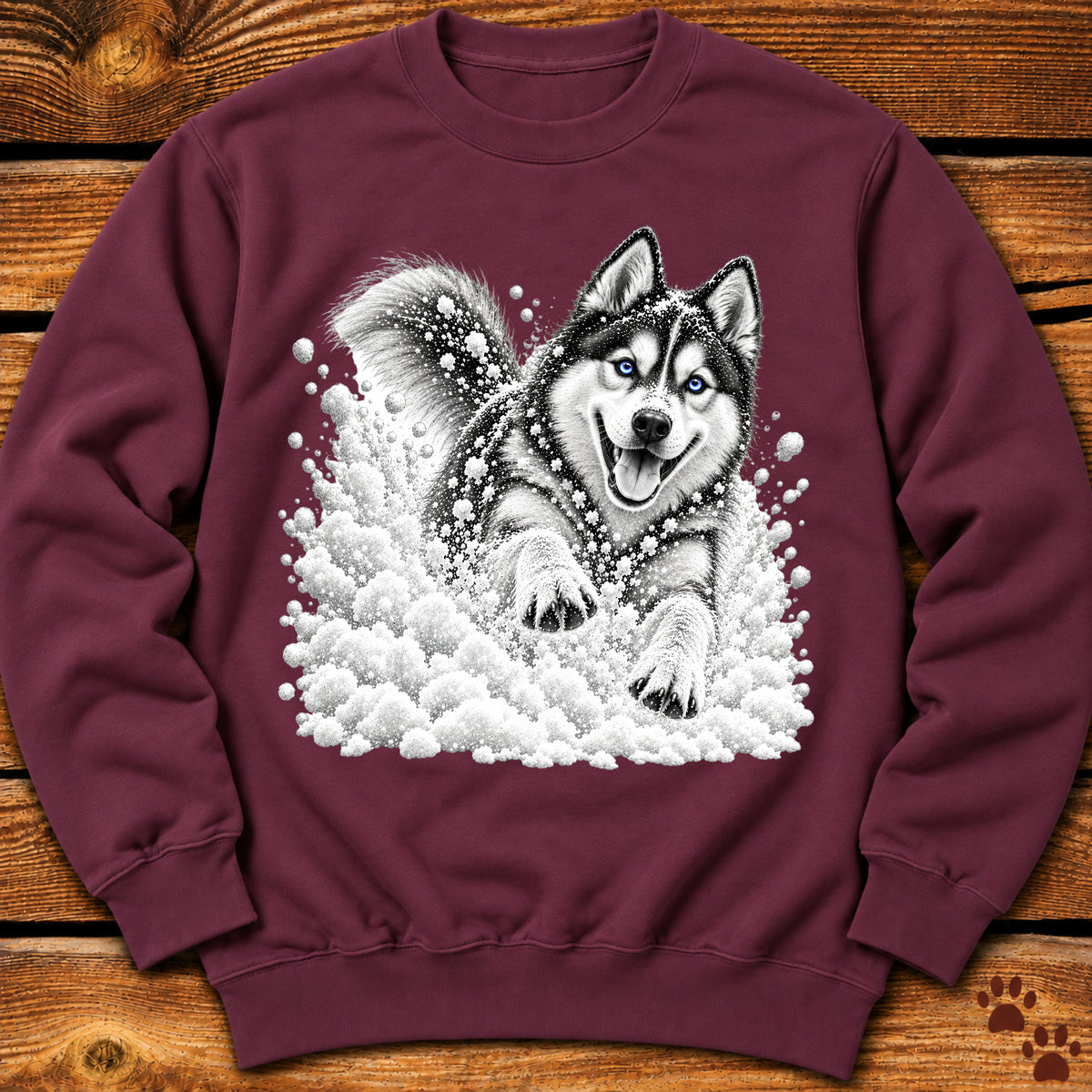Husky Snow Day Sweatshirt