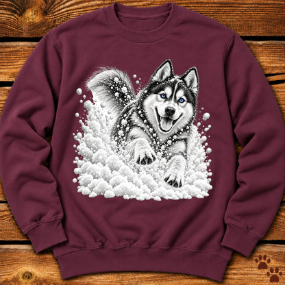 Husky Snow Day Sweatshirt