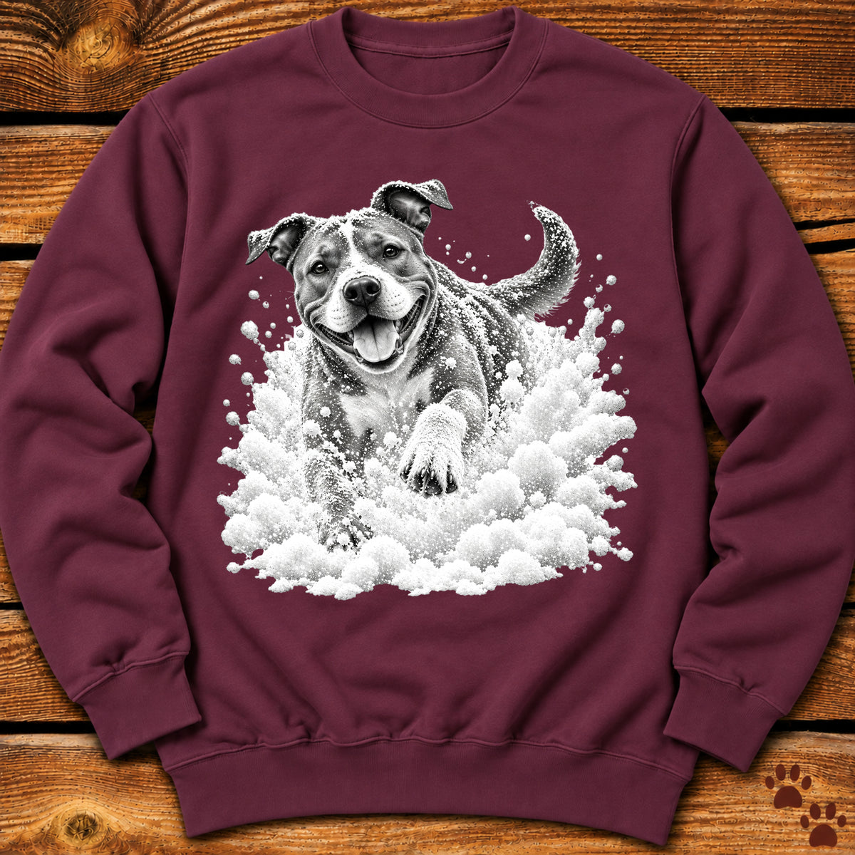 Pitbull Snow Day Sweatshirt