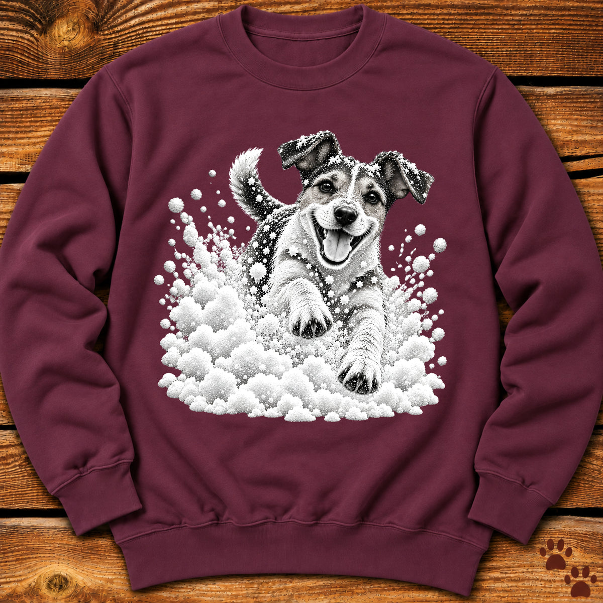 Jack Russell Terrier Snow Day Sweatshirt