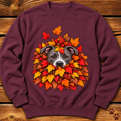 Pitbull Leaf Pile Crewneck