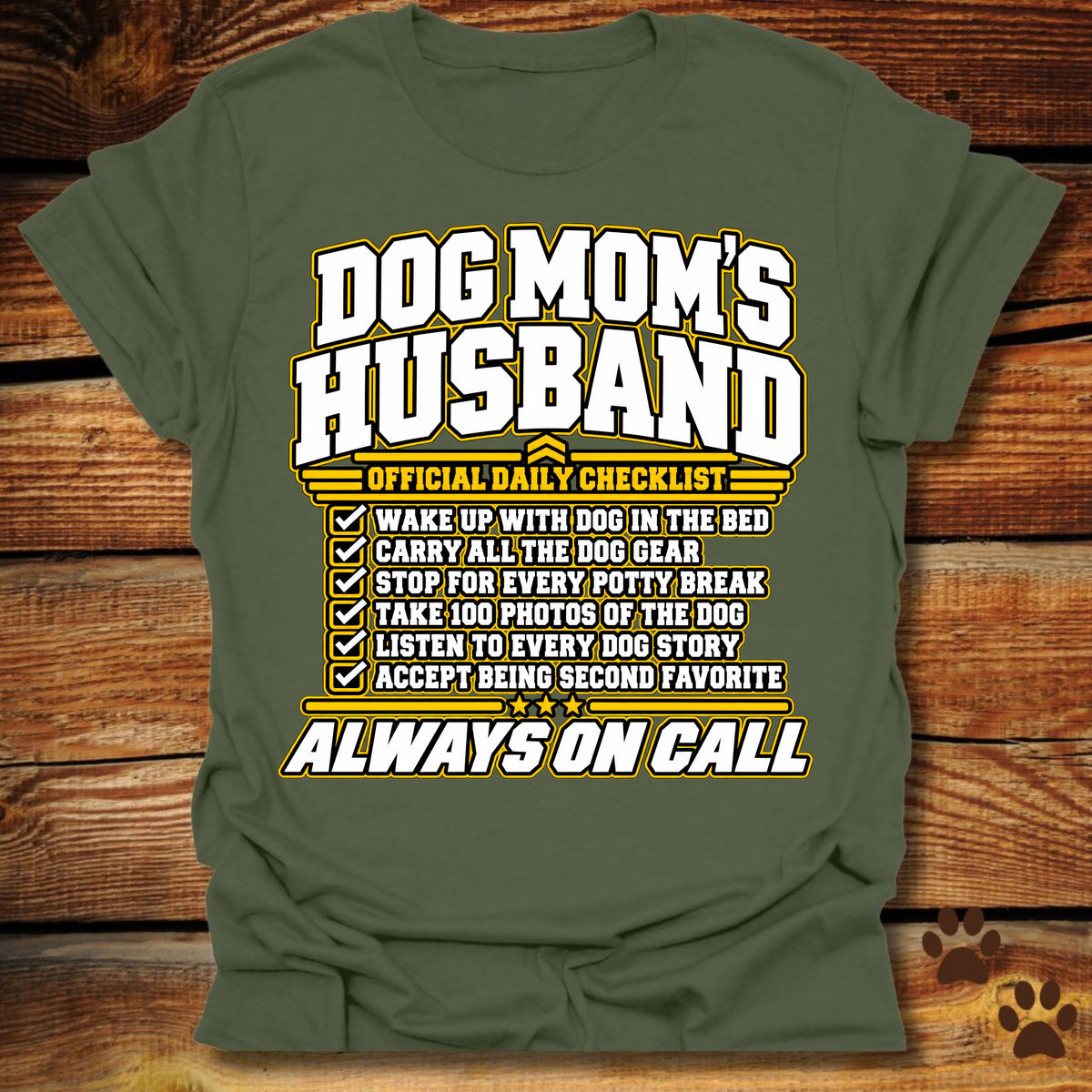 Dog Mom's Husband T-Shirt
