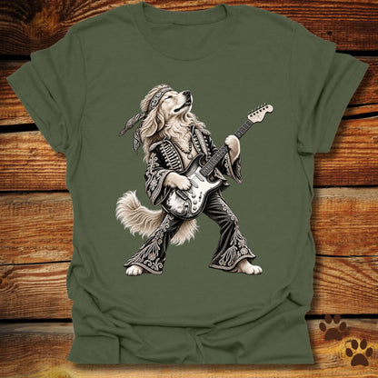 Golden Retriever Rock Star T-Shirt