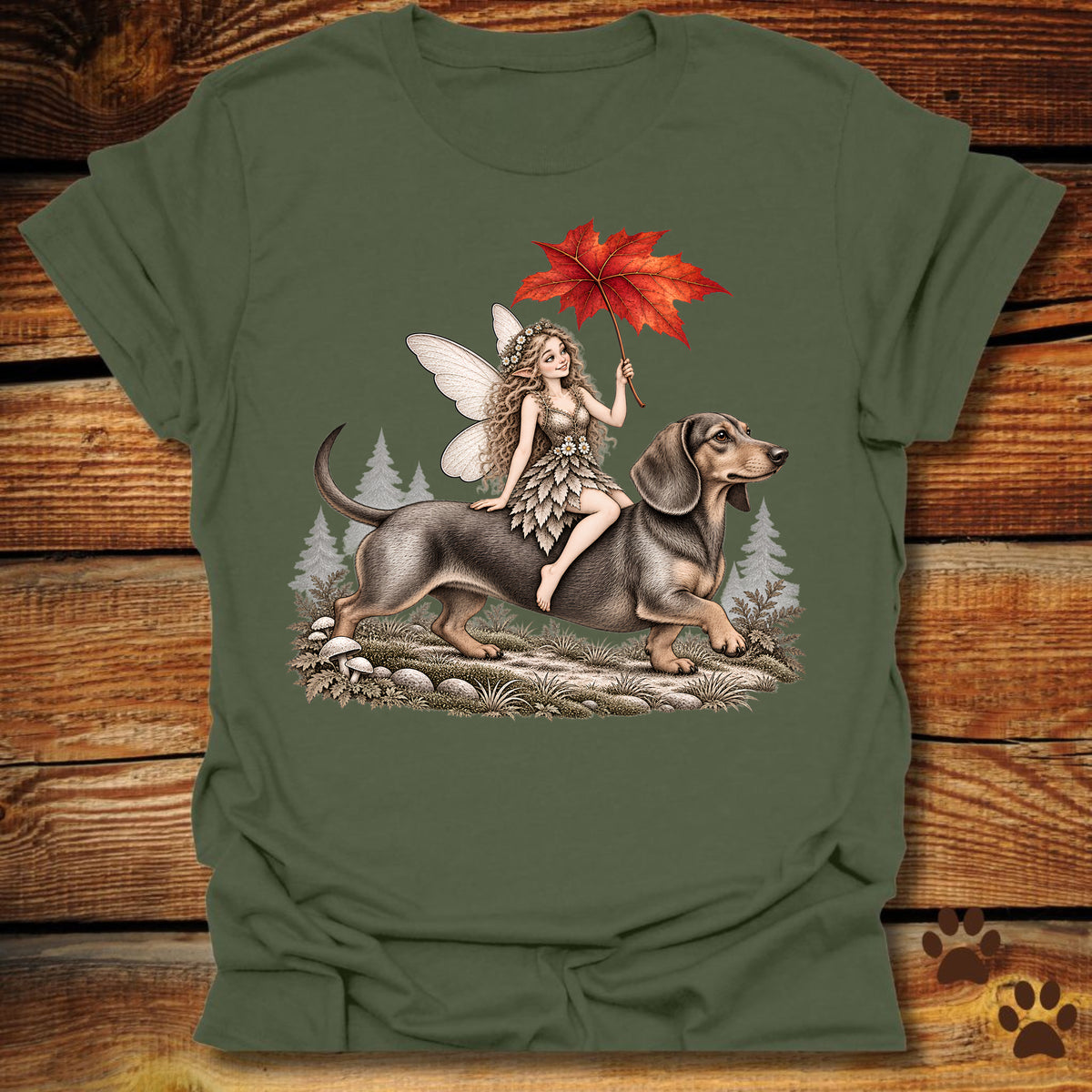 Dachshund Whimsical Fairy T-Shirt