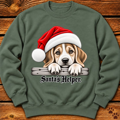 Santa’s Helper Beagle Sweatshirt