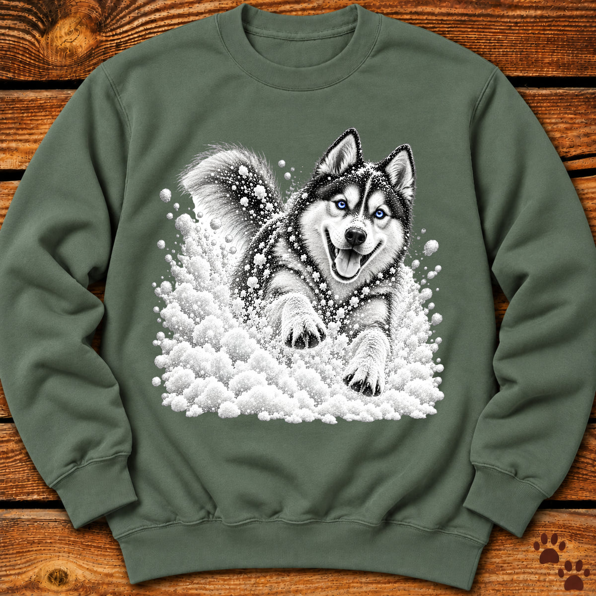 Husky Snow Day Sweatshirt