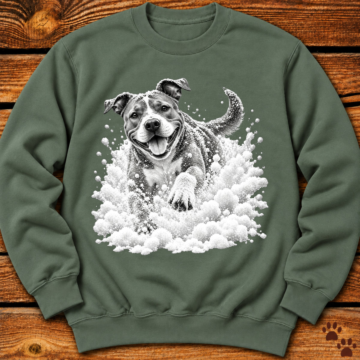 Pitbull Snow Day Sweatshirt