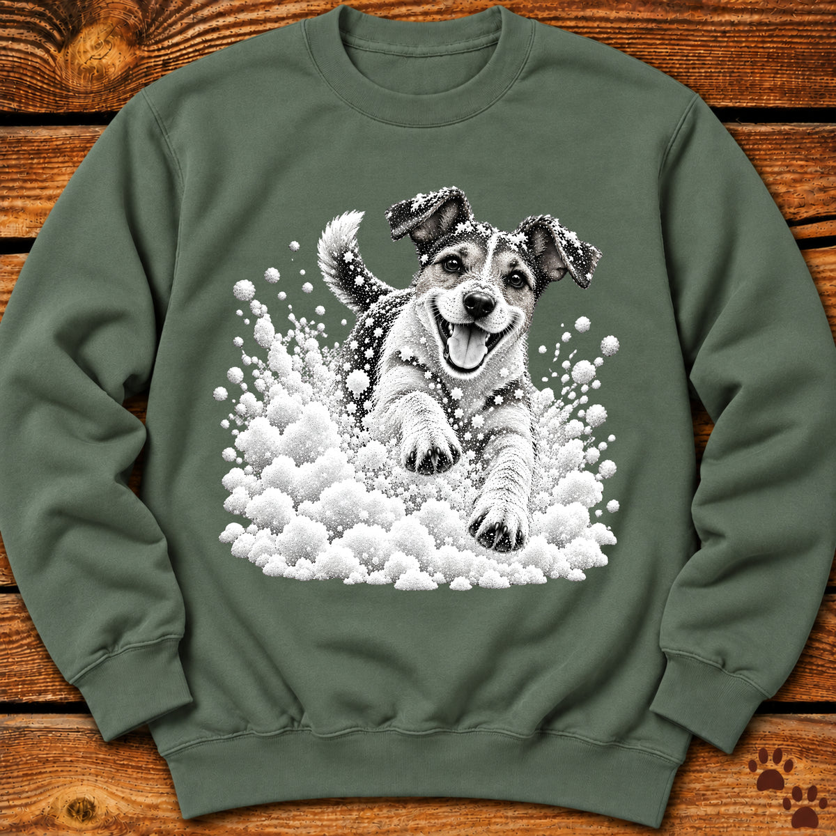 Jack Russell Terrier Snow Day Sweatshirt