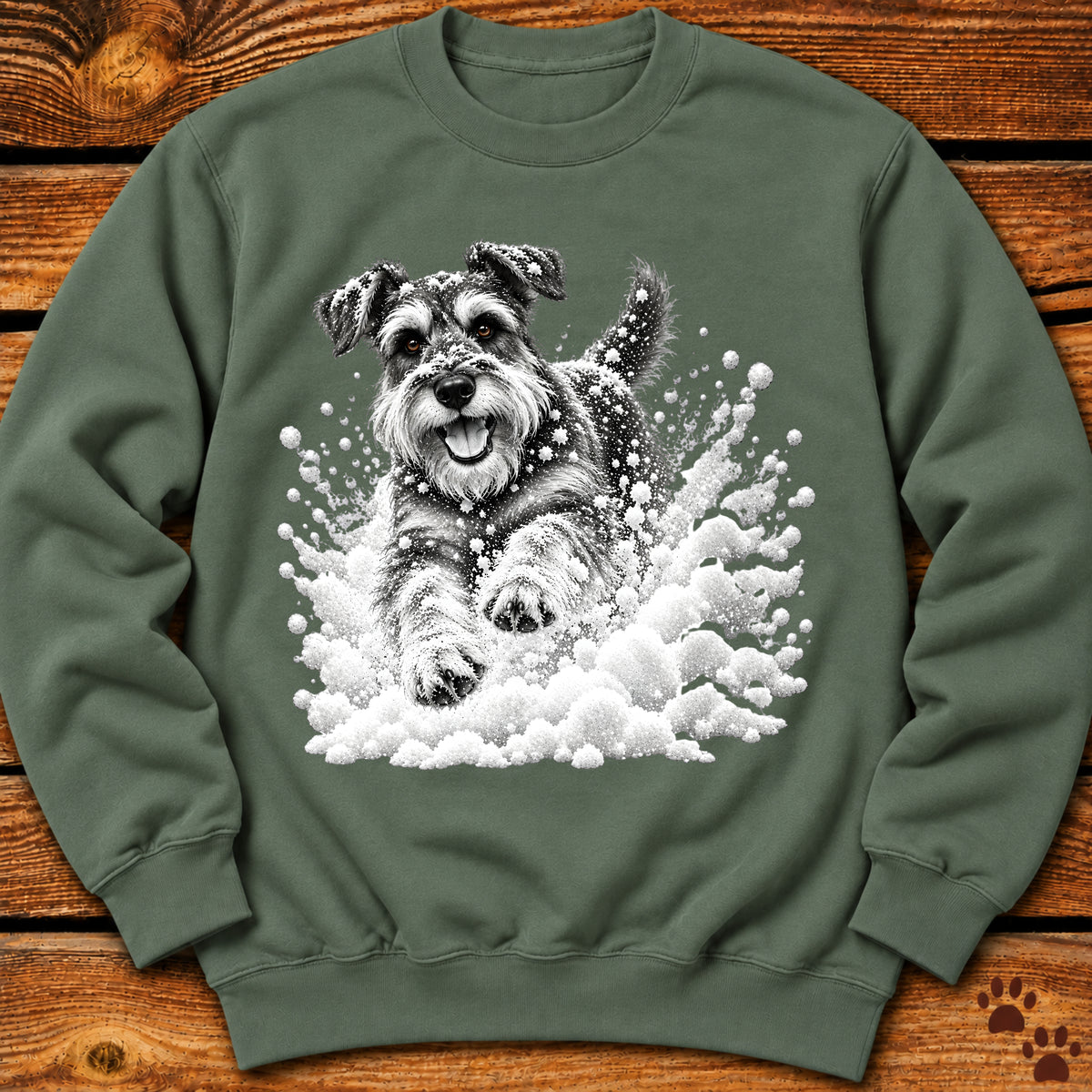 Schnauzer Snow Day Sweatshirt
