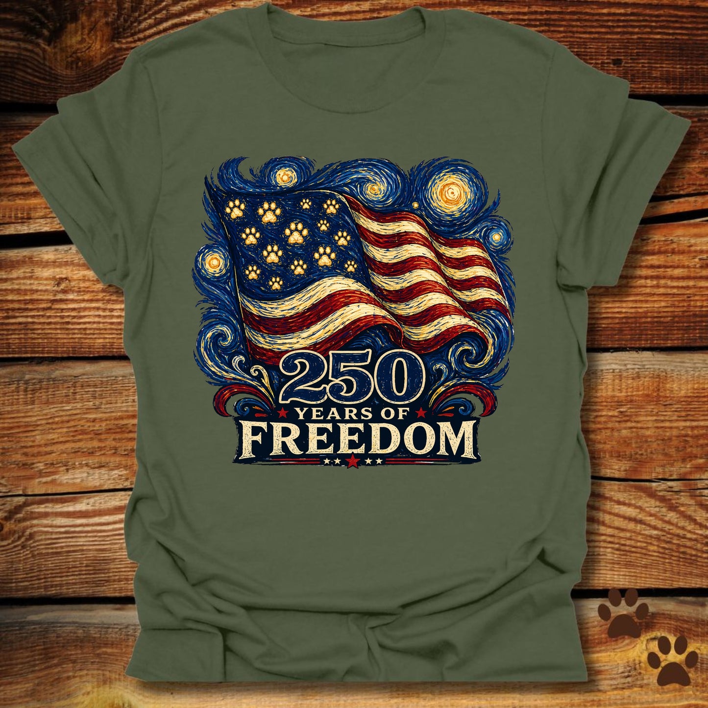 Starry Night 250 Years T-Shirt