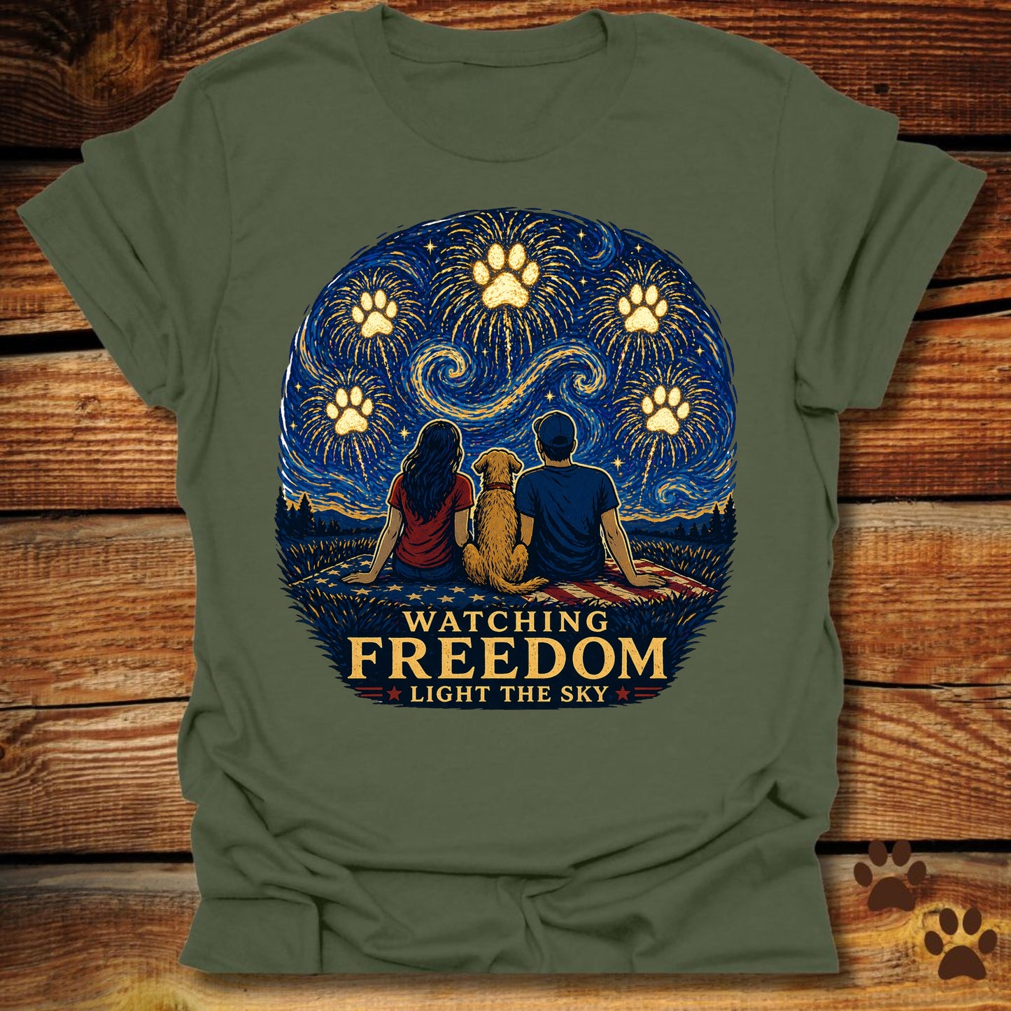 Freedom Lights The Sky T-Shirt
