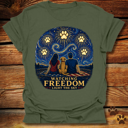 Freedom Lights The Sky T-Shirt