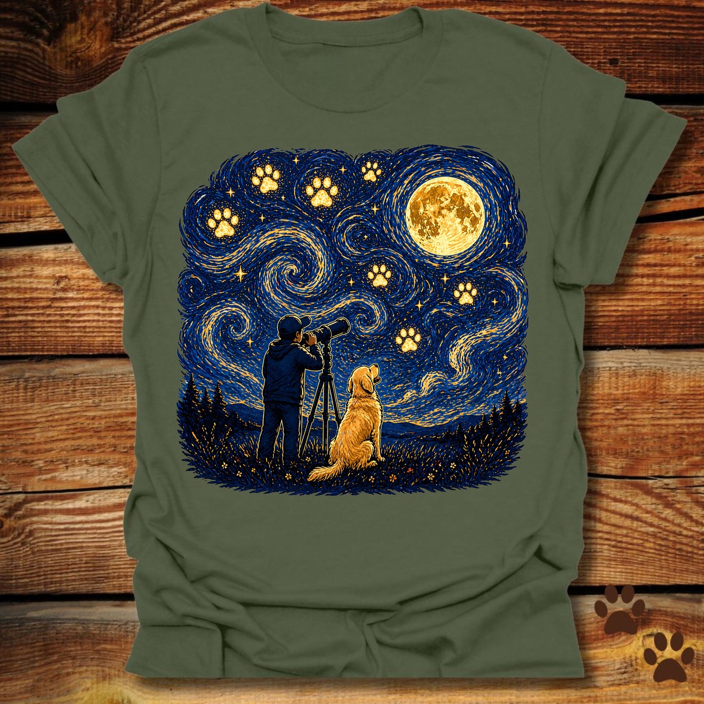 Starry Night Stargazing T-Shirt