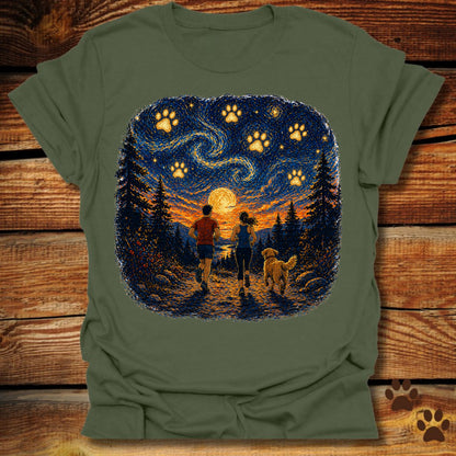 Starry Night Sunset Run T-Shirt