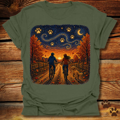 Starry Night Bike Ride T-Shirt