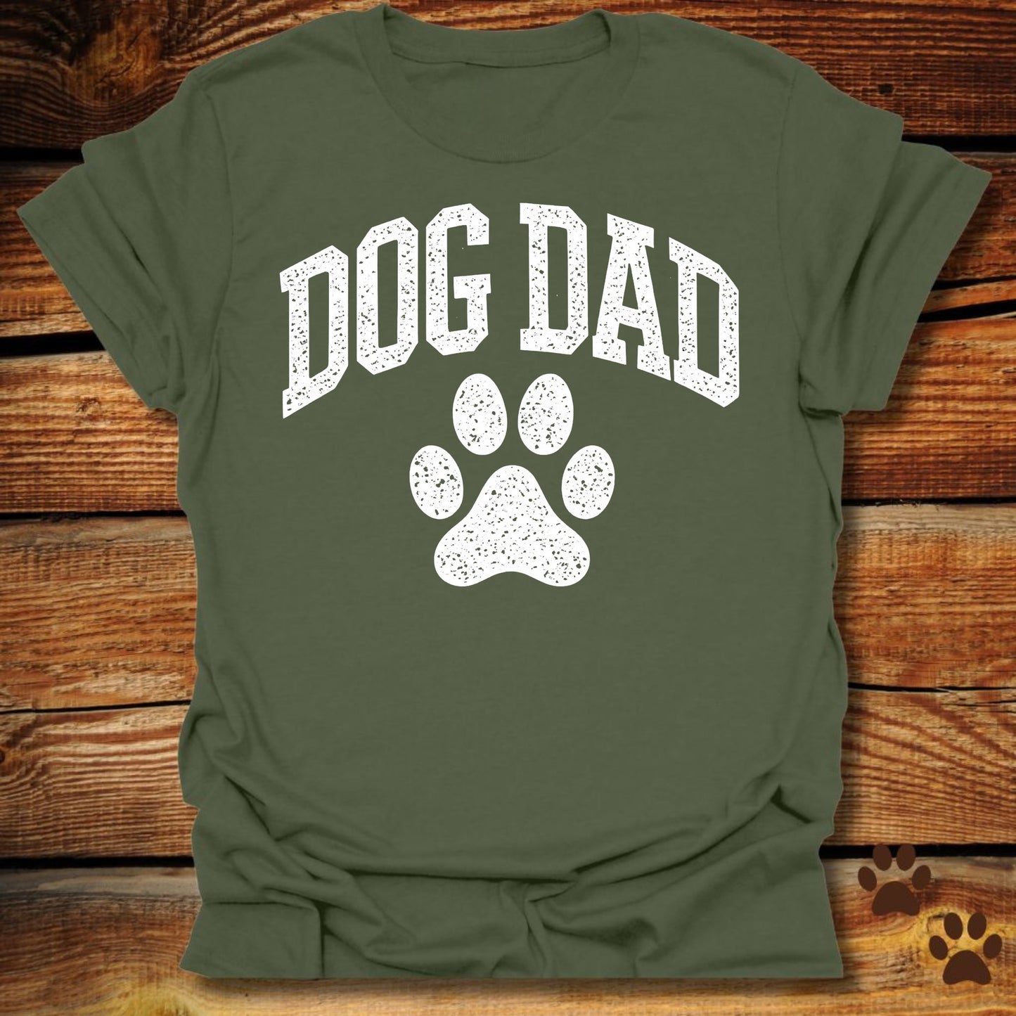 Dog Dad Paw T-Shirt