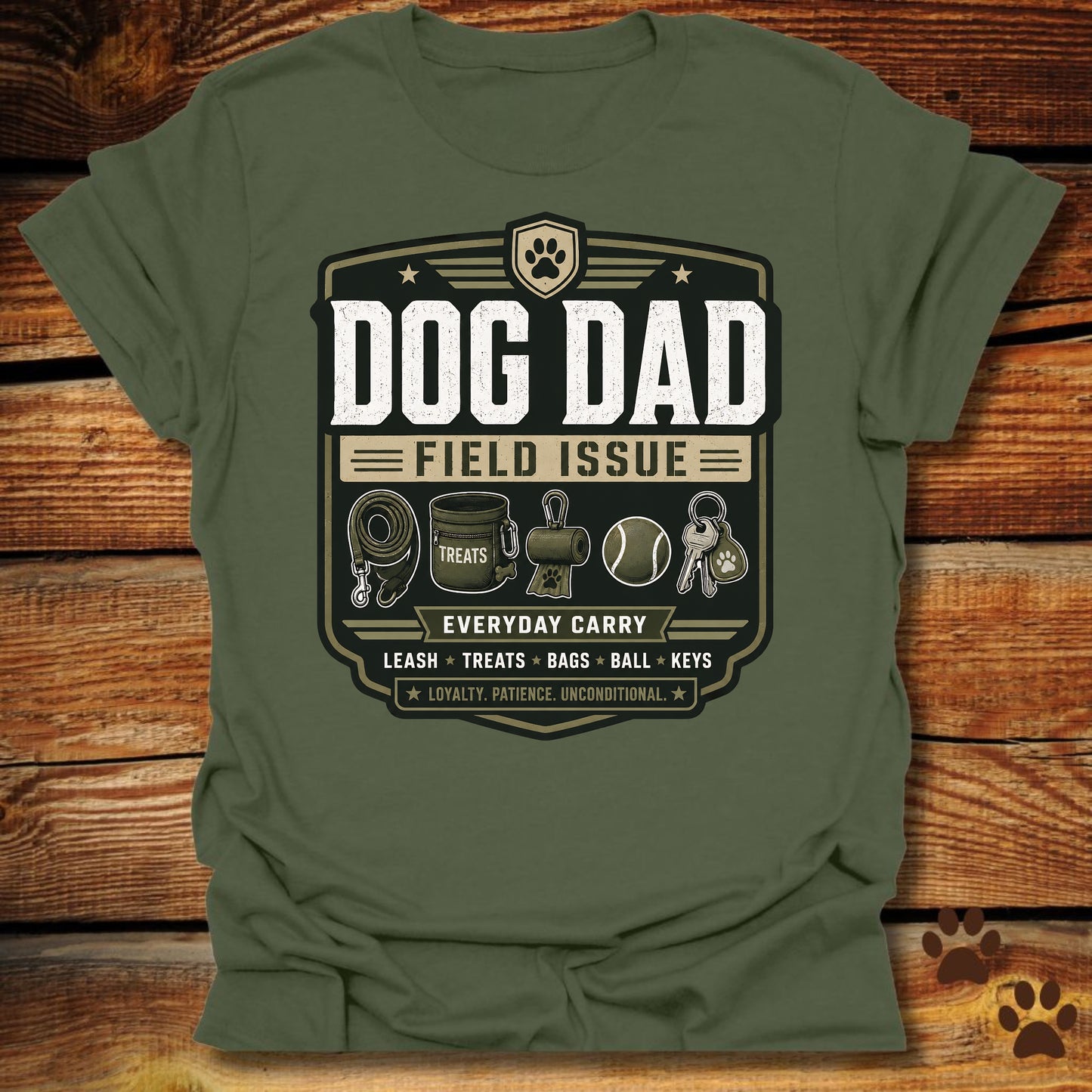 Dog Dad Field Issue T-Shirt