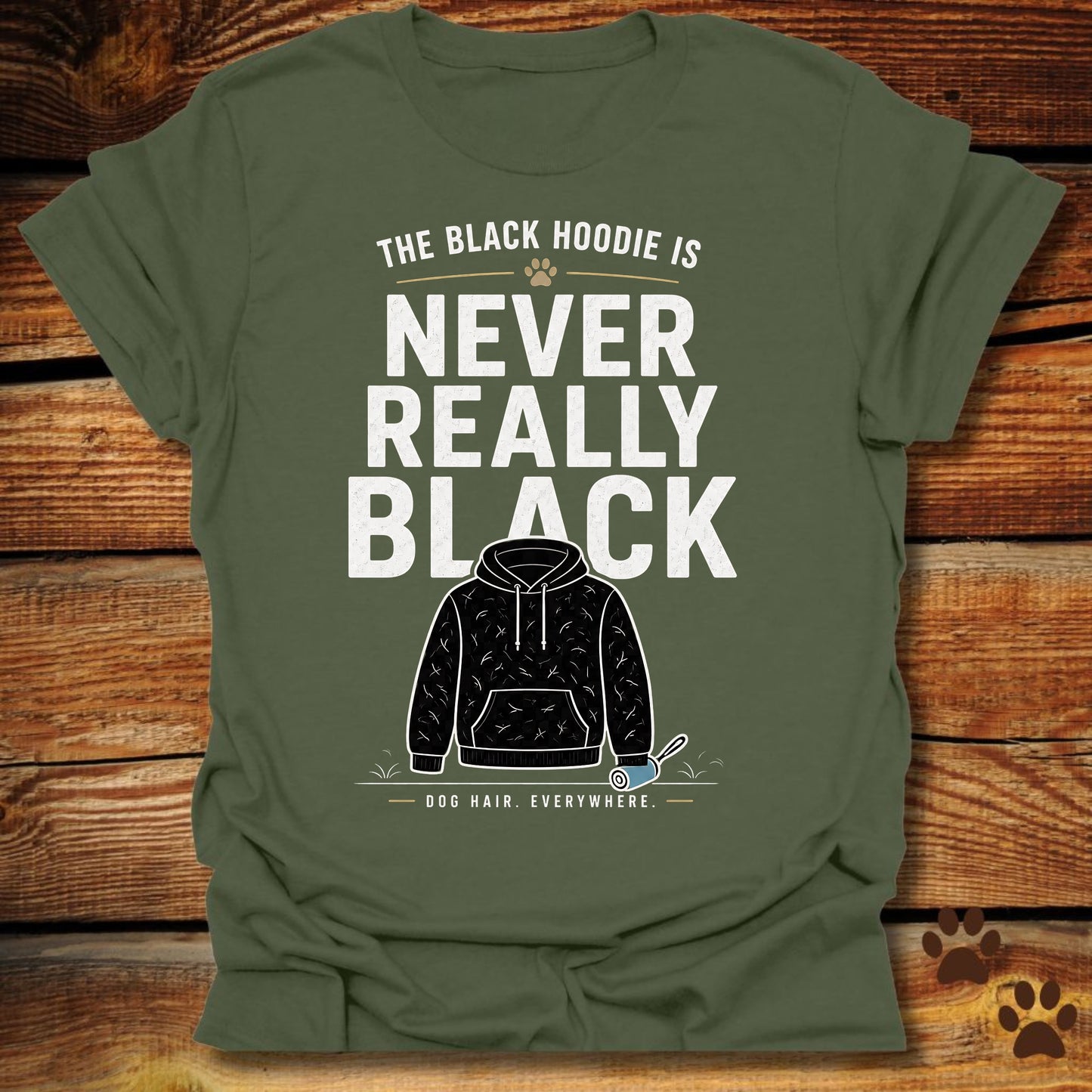 The Black Hoodie T-Shirt
