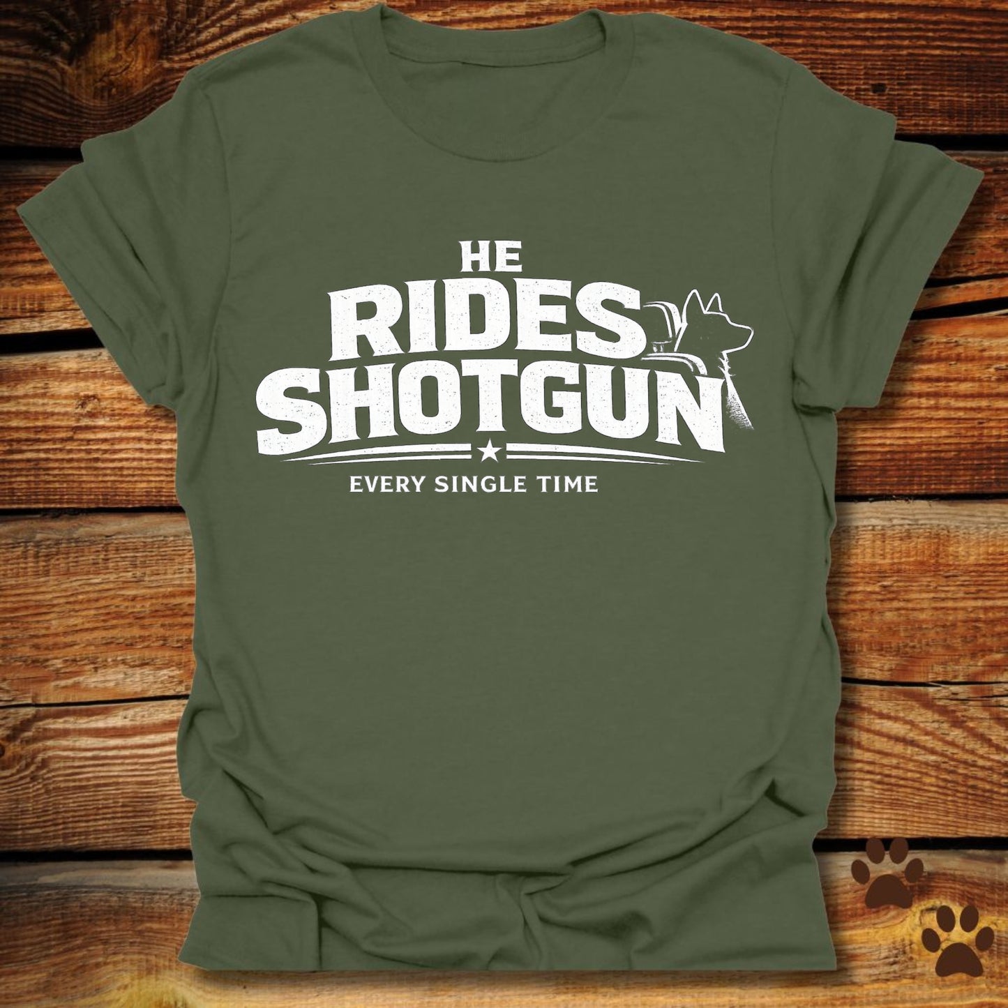Rides Shotgun T-Shirt
