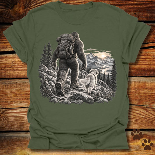 Bigfoot Golden Sunset Hike T-Shirt