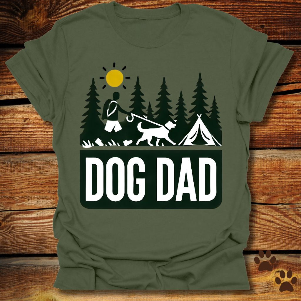 Dog Dad Camping Shirt