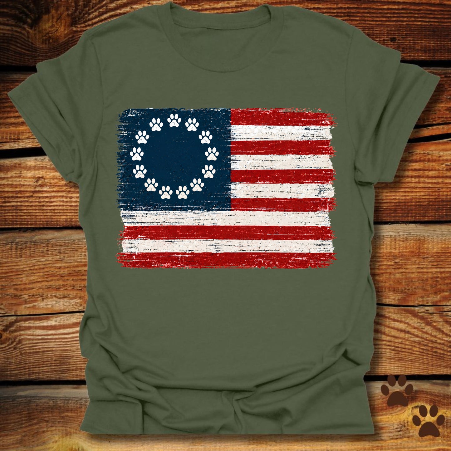 13 Original Paws American Flag